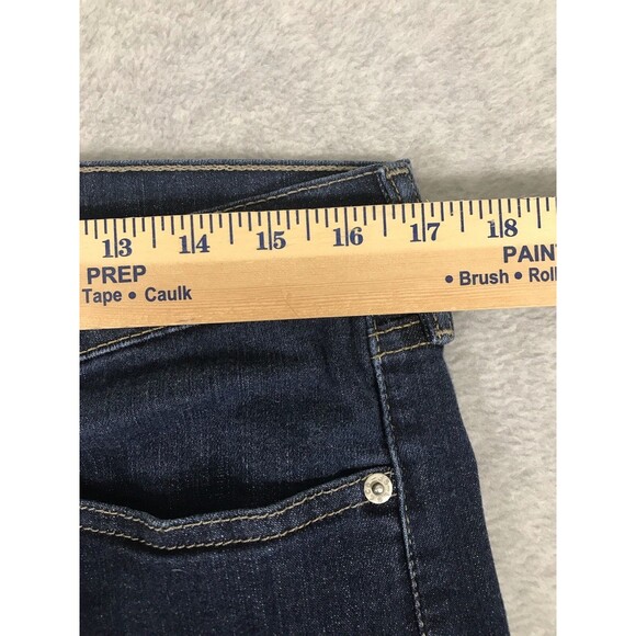 Levis 513 Slim Straight Jeans Mens 34x32 (Fits 33x30.5) Denim Preppy Western - Picture 6 of 10